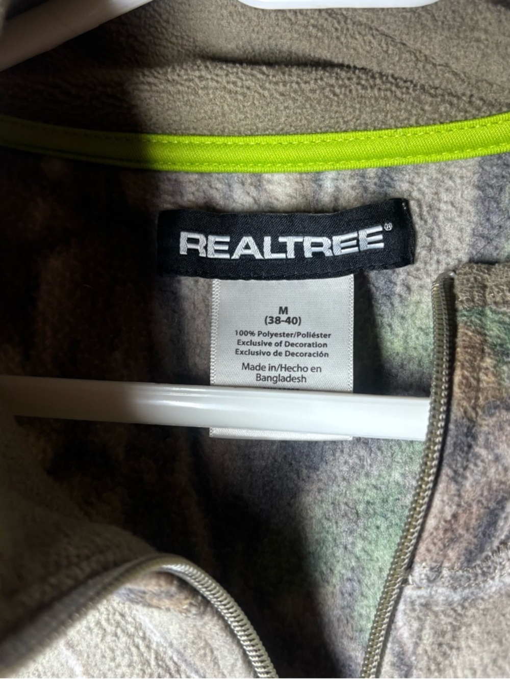 Realtree Camo Performance Jacket in Brown, Green, Gray - Picture 2 of 6